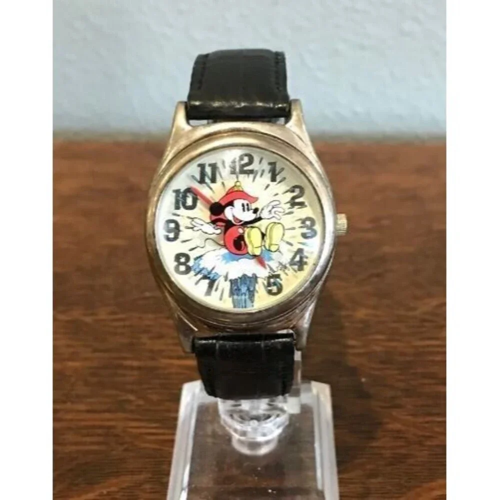 Vintage 90s Mickey Classic Adventures Fire Brigade Watch Firefighter Rare